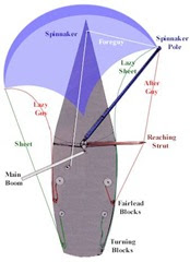 Racing Rules of Sailing - Look to Windward: Holding the Spinnaker pole